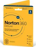 Norton 360 DELUXE 50GB + VPN 1 lic. 5 lic. 3 roky - ESD (21435543) NORTON 360 DELUXE 50GB +VPN 1 uživatel pro 5 zařízení na 3 roky - ESD