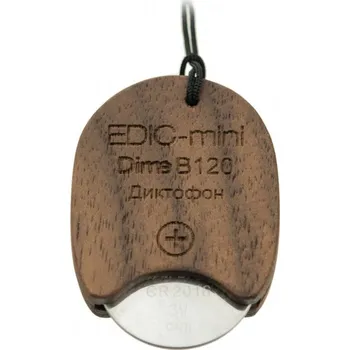 Diktafon TS Market Mikrodiktafon EDIC-mini Dime B120W Hnědý