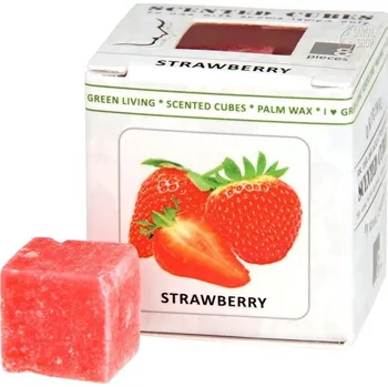 Vonný vosk do aromalampy Scented cubes Strawberry - jahoda