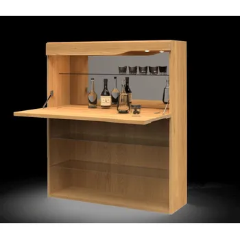 Barová židle OS ELEN barová skříňka s policí - masiv