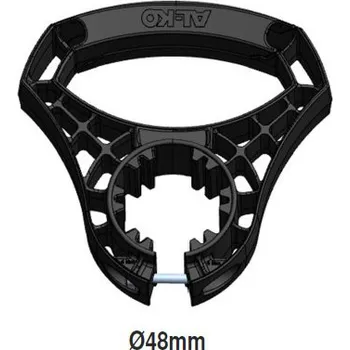 Přívěs k motorovému vozidlu Madlo opěrného kolečka pr. 48 mm manipulační AL-KO černé