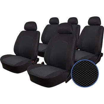 Potah sedadla Automega Autopotahy NISSAN PRIMASTAR, 5 míst, (1+1, 1+1+1), od r. 2001-2014, žakar tmavý