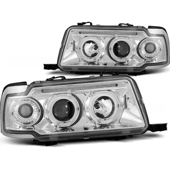 Přední světlomet Tuning Tec Přední světla,AUDI 80 B4 09.91-04.96 ANGEL EYES chromové