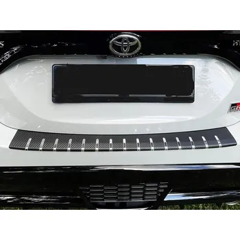 Tuning Kryt prahu pátých dveří Toyota Yaris IV 2020-2025 • nerez s karbonem • Alu-Frost