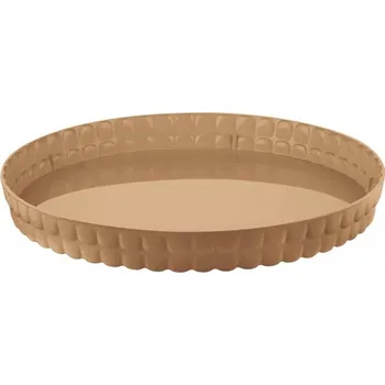 Kulatý podnos TIFFANY 35,6 cm, terracotta - GUZZINI (TIFFANY oválný tác 35,6 cm, terracotta - GUZZINI)
