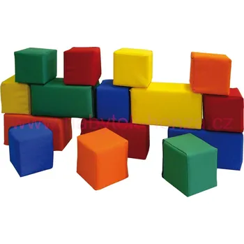 ostatní stavebnice Stavebnice molitanová M15 - 15 dílů