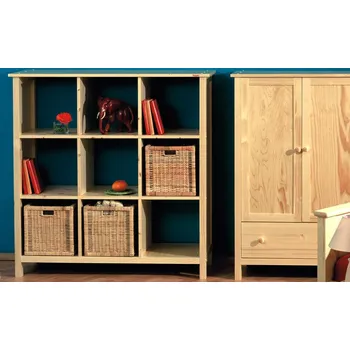 Dětská skříň Policový soliter - NATUR