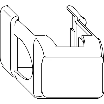 Dveřní kování Krytky pantů MACO - BÍLÁ Provedení krytky: KRYTKA NA RÁMOVÝ DÍL