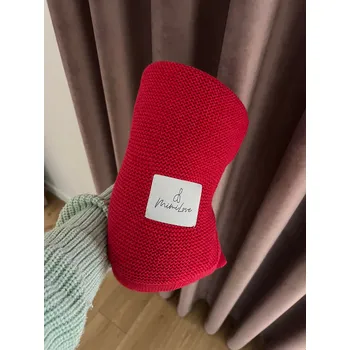 Dětská deka Mimilove Bambusová dečka Červená