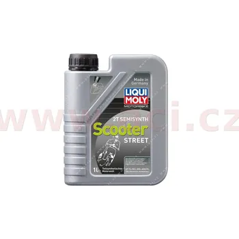 Motorový olej LIQUI MOLY Motorbike 2T Semisynth Scooter, polosyntetický motorový 2T olej 1 l