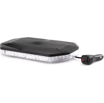 Rampa světelná LED diodová - oranžová / 12V 24V / 48x LED / šířka 29cm / magnetické uchycení / ECE R10 R65