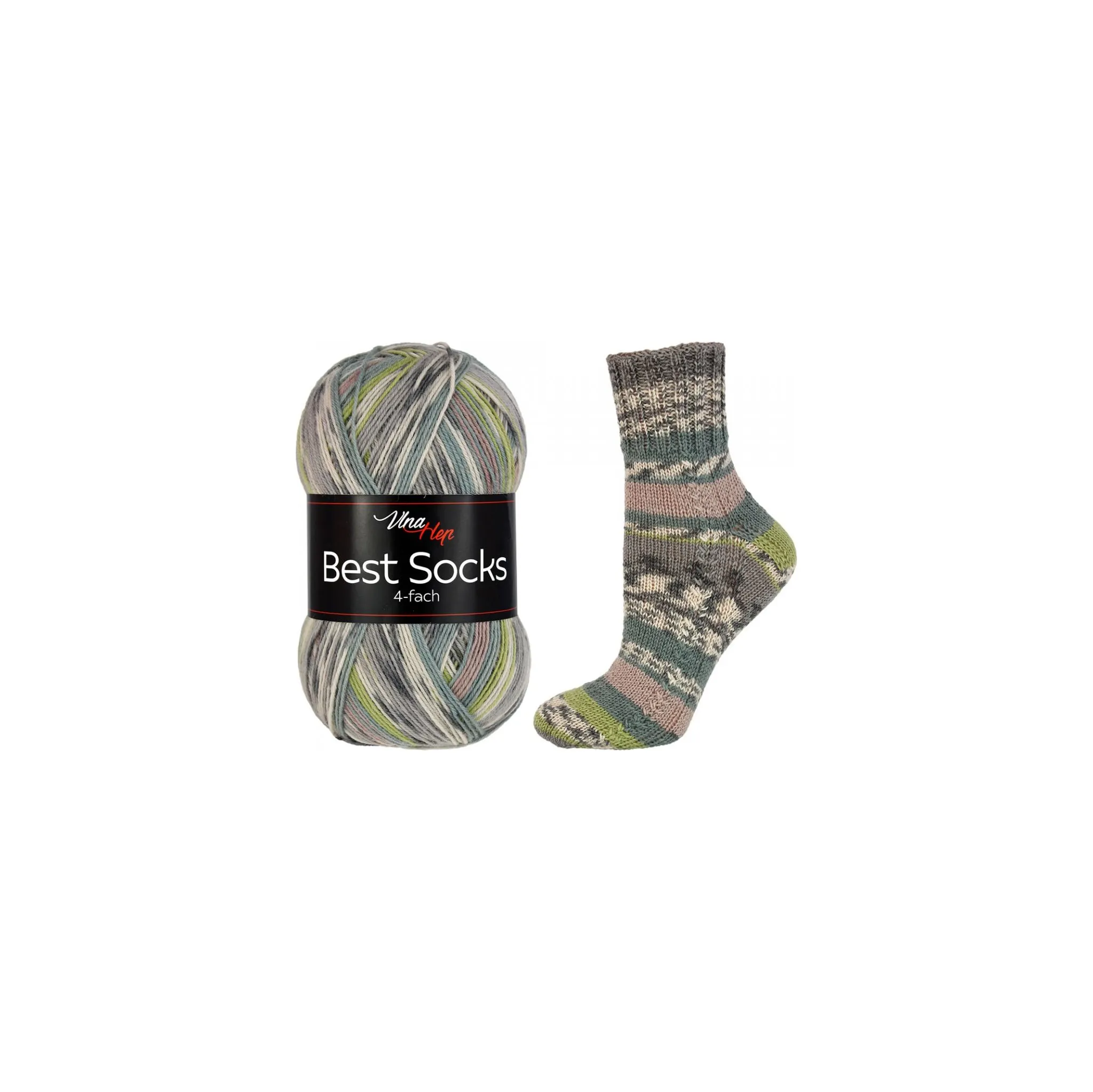Fotografie 1 - Příze Vlna-Hep Best Socks 4-fach 7305