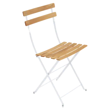 Skládací židle Bistro Naturel Cotton White