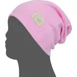 Esito Žebrovaná čepice spadená Color Růžová Vel. 50