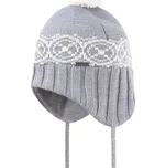 Dětská pletená merino čepice Kama B92 šedá obvod hlavy 38-42 cm