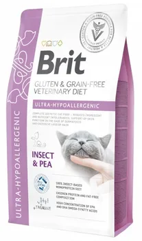 Krmivo pro kočku Brit Veterinary Diet Ultra-Hypoallergenic Insect/Pea 2 kg