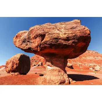 Fototapeta DIMEX | Vliesová fototapeta Pískovcové kameny MS-5-1678 | 375 x 250 cm| modrá, oranžová, hnědá + Vliesová fototapeta na stěnu DIMEX Pískovcové kameny MS51678 v rozměru 375 x 250 cm + lepidlo zdarma