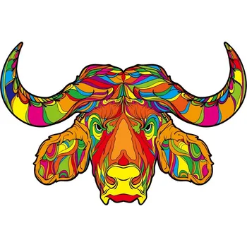 3D puzzle Dřevěné puzzle Bull/S