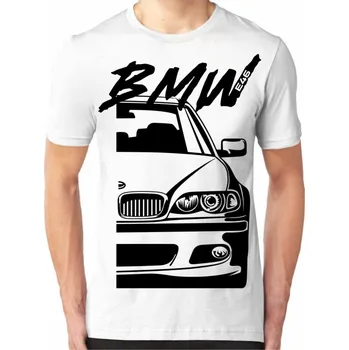 BMW E46 Facelift M-Packet Pánské Tričko Khaki XL