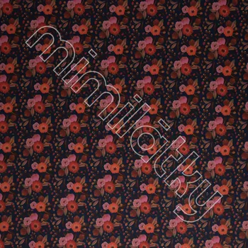 Softshell oranžovočervené květy