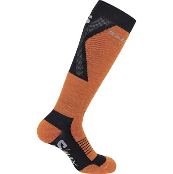 Dámské ponožky ponožky Salomon S/Max - Deep Black/Orange-X 31-34
