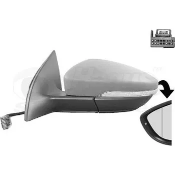 Auto zrcátko pouzdro ORIGINÁL, VAG 3C8857507BG9B9