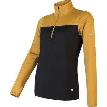 Dámská mikina Mikina dámská SENSOR THERMO, černá/žlutá Velikost: S