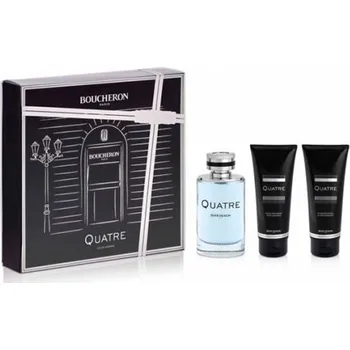 Nestandardní parfém Boucheron Boucheron Boucheron Quatre Man SET: Toaletní voda 100ml + Balzám po holení 100ml + Sprchovací gél 100ml Pre mužov