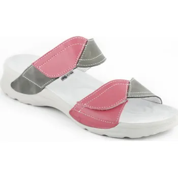 Dámská zdravotní obuv MEDISTYLE JORGA 8J-T16/1-5/2 pantofel šedorůžová, šedo-růžová - 40