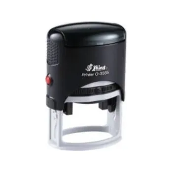 Razítko Razítko oválné Shiny O-3555, černý strojek, ovál 35 mm x 55 mm barvy otisku fialová