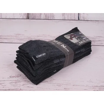 Pánské ponožky CNB BERLIN Ponožky pánské 15942 SADA 5 PÁRŮ tm. šedé velikosti ponožek: 26-28 (EUR vel. 39-42)