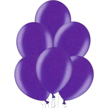 Balónek Balónek fialový metalický 062 - 10 ks Belbal 1100062-010