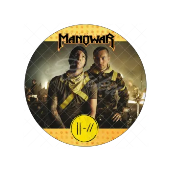 Jedlá dekorace na dort MANOWAR 2, VARIANTA Jedlý papír 1571