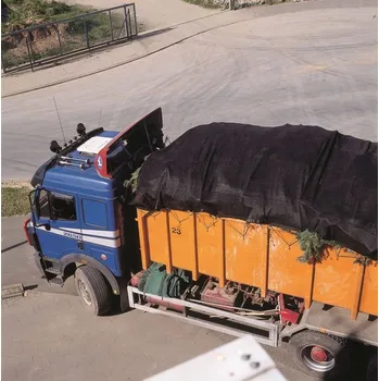 Krycí plachta BERGER – HUCK Kontejnerová plachta PE 240 g/m2, 3,5 x 8,0 m, černá