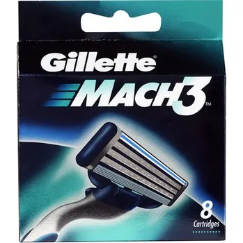 Gillette Gillette Mach3, Holící strojek - 1ks, 4 ks Náhradních hlavic Holící strojek Pre mužov + Vzorek vůně zadarmo pri veľkej objednávke