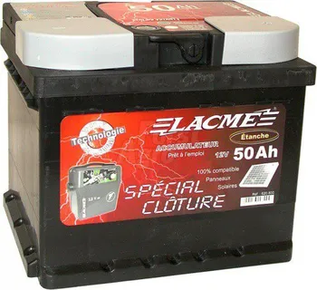 Trakční baterie Lacme Trakční akumulátor 12 V 50 AH