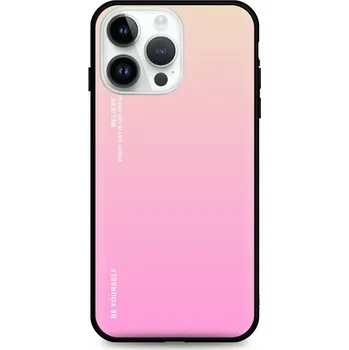 Pouzdro na mobilní telefon Kryt iPhone 14 Pro Max pevný duhový meruňkový (obal neboli pouzdro na iPhone 14 Pro Max)