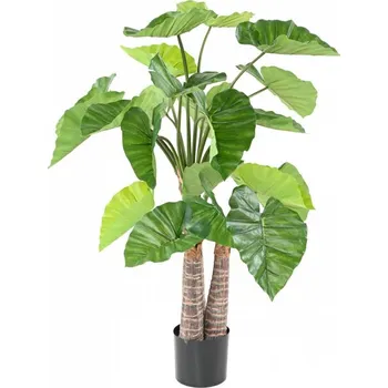 umělá květina Luxusní umělá rostlina Alocasia 3 kmeny, 130cm