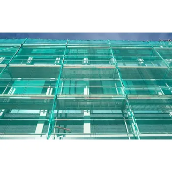 Krycí plachta BERGER – HUCK Ochranná síť na lešení PE 75 g/m2, 2,57 x 50,0 m, zelená