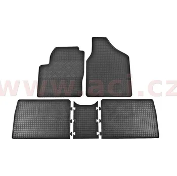 gumové koberečky černé (5 sedadel, sada 5 ks), 5878X12