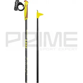 Běžecké lyžování dětské hole Leki XTA 5.5 Jr, black/white/neonyellow - 115cm 115227