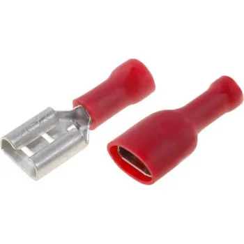 Faston Z PVC 6.3x0.8mm RF-F608 Poloizolovaná