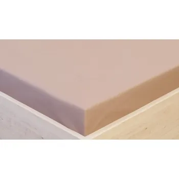 Prostěradlo Tegatex Prostěradlo Jersey s elastanem tm. béžová Velikost: 90*200 cm