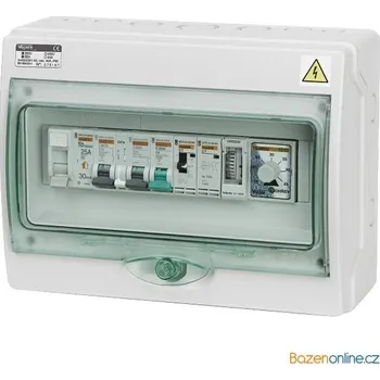 Rozvaděč F1VSP3 pro filtraci 230V, výměník, světlo, protiproud 400V