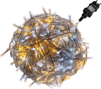 Vánoční osvětlení Voltronic M67593 řetěz 100 LED studená/teplá bílá