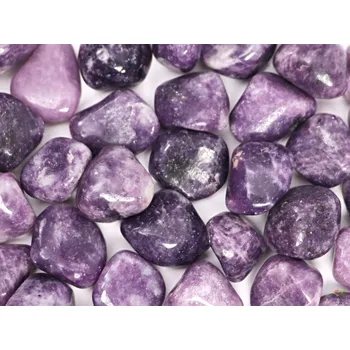 Drahý kámen Magieprirody.cz Tromlovaný kámen Lepidolit XXL velikost 30 - 40 mm - Brazílie #394 Množství: 1ks