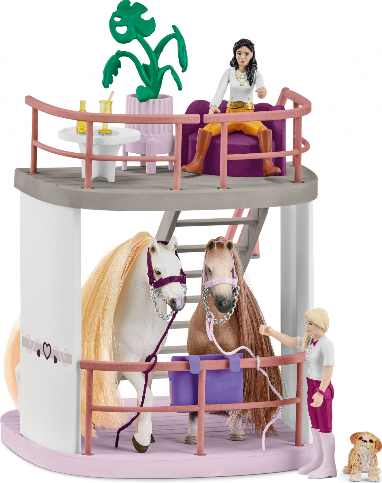 Foto Domeček pro figurky Schleich Horse Club 42588 Sofiin salon krásy