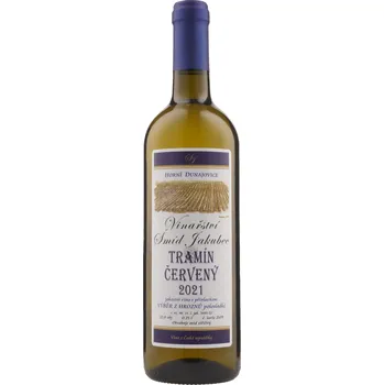 Víno Vinařství Šmíd Jakubec Tramín červený 2021 polosladké