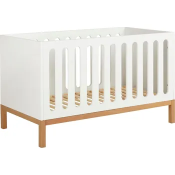 Dětská postýlka Bílá lakovaná dětská postýlka Quax Indigo 140 x 70 cm