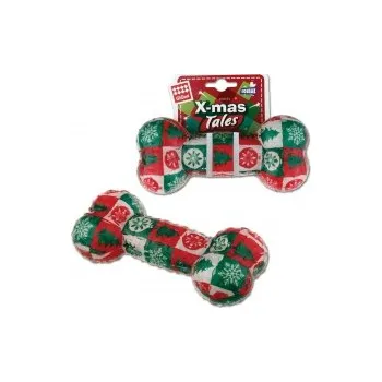 Hračka pro psa GiGwi vánoční kost, 16 cm